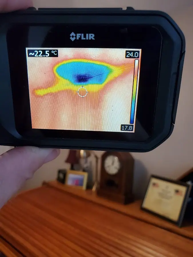 Thermal imaging inspection for water damage in Minneola